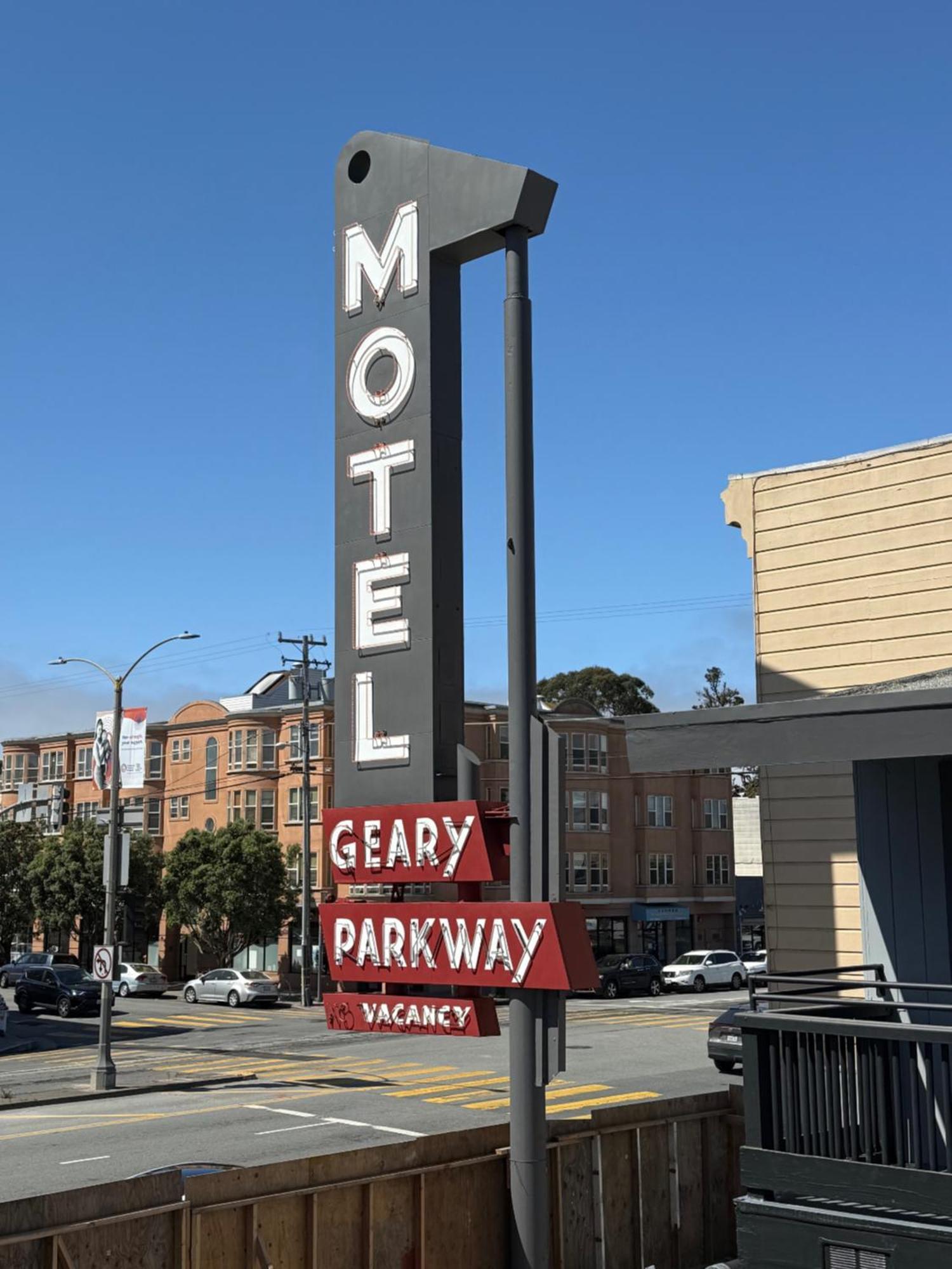 Geary Parkway Motel Сан Франциско Екстериор снимка